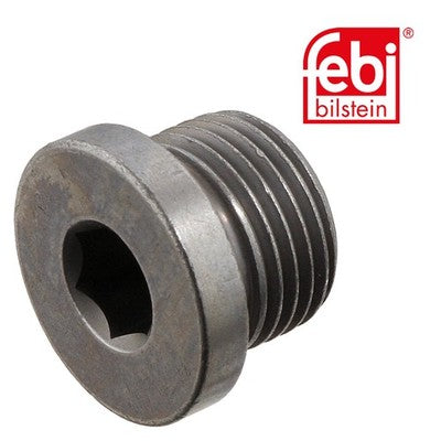 Febi 48896 Oil Drain Plug Steel Zinc-Coated Fits BMW 1 Series 2011 - 2015