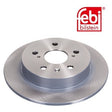 Febi 43898 Brake Disc Rear High Performance Fits Fiat Sedici 2006 - 2014