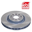 Febi 44009 Brake Disc Internally Vented Front Axle For Lancia Thesis 2006 - 2009