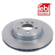 Febi 104805 Brake Disc Rear Axle Premium Fits BMW 5 Series 2011 - 2016