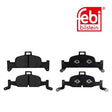 Febi 16938 Brake Pad Set Front Premium High Performance Fits Audi A4 2015 - 2019