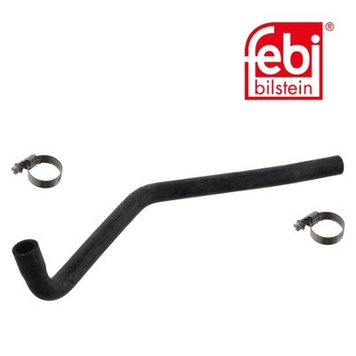 Febi 49105 Coolant Hose Black With Clamps Durable Standard High Performance
