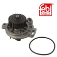 Febi 01906 Water Pump Cast Aluminium High Performance Fits Audi 100 1988 - 1990