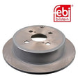 Febi 26066 Brake Disc Rear High Performance Fits Toyota Corolla 2001 - 2007