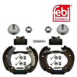 Febi 37496 Brake Shoe Set Rear High Performance Fits Peugeot 205 1994 - 1997