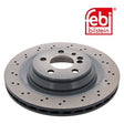 Febi 43943 Brake Disc Rear Premium Fits Mercedes-Benz S-Class 2002 - 2005