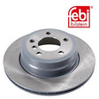 Febi 36386 Brake Disc Rear Axle Premium High Performance Fits BMW X5 2013 - 2018
