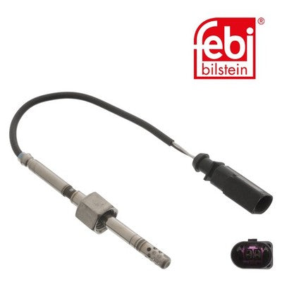 Febi 48851 Exhaust Gas Temperature Sensor Premium Fits VW Lupo 2001 - 2005