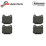 AutoStar Germany Rear Brake Pads for Mercedes-Benz ML-Class 1634201120