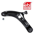 Febi 107909 Control Arm Front Left Lower Sheet Steel Fits Hyundai i20 2008 - 12
