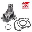 Febi 08756 Water Pump Cast Aluminium Fits Mercedes-Benz S-Class 1985 - 1991