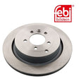 Febi 43845 Brake Disc Rear Premium Fits Land Rover Discovery 2009 - 2018