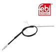 Febi 109244 Premium Brake Cable Rear Right Fits Ford Transit 2006-2014