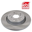 Febi 108412 Brake Disc Rear High Performance Fits Toyota Avensis 2015 - 2018