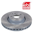 Febi 26407 Brake Disc Front Premium Fits Mercedes-Benz S-Class 2009 - 2013