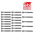 Febi 10236 Cylinder Head Bolt Set Standard Durable Fits Ford Transit 1991 - 1994