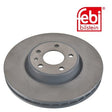Febi 107505 Brake Disc Front Axle Premium Fits Audi A5 2016 - 2025