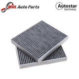 AutoStar Germany Cabin Air Filter Set 64119163329 for BMW F07, F01 F04 (2-Piece)