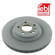 Febi 24957 Brake Disc Rear Premium Fits Mercedes-Benz S-Class 2002 - 2005
