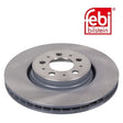 Febi 43967 Brake Disc Front High Performance Fits Volvo S60 2001 - 2010
