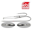 Febi 29305 Premium Brake Cable Left Rear Right Fits Saab 9-3 1998-2002