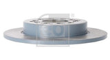 Febi 188761 Brake Disc Solid Rear Axle Coated Surface For MG ZS 2017 - 2025
