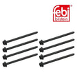 Febi 26434 Cylinder Head Bolt Set Standard Durable Fits Seat Mii 2011 - 2019