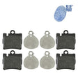 Blueprint ADU174231 Brake Pad Set Rear Fits Mercedes-Benz S-Class 1998 - 2005