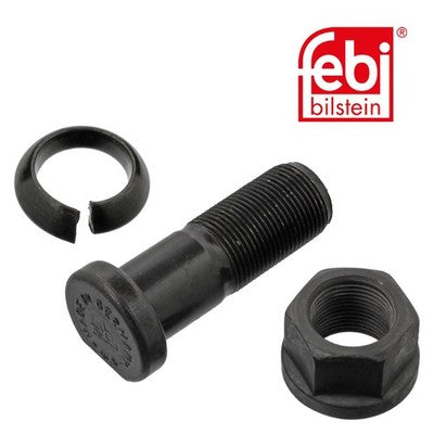Febi 07937 Wheel Stud Steel With Retaining Ring With Nut Grade High Performance