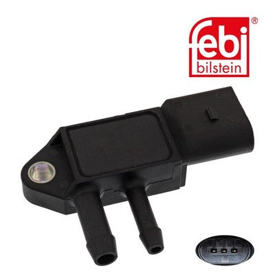 Febi 40767 Exhaust Pressure Sensor Premium Fits Audi A4 Allroad 2013 - 2016