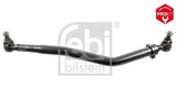 Febi 175736 Drag Link Front Axle Steel Adjustable on One Side With Crown Nut