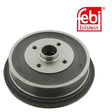 Febi 14059 Brake Drum Rear Premium High Performance Fits Audi 80 1991 - 1994
