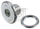 Febi 194011 Oil Drain Plug Female Torx With Seal Ring Fits Audi Q7 2011 - 2015