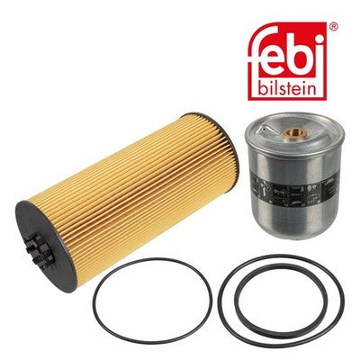 Febi 109391 Oil Filter Set With Gasket And Seal Premium Grade High Performance