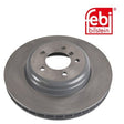 Febi 107504 Brake Disc Front Axle Premium Fits BMW Z4 2009 - 2016