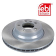 Febi 24466 Brake Disc Front Axle Premium Fits BMW 7 Series 2003 - 2008