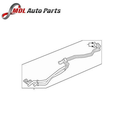 Land Rover Genuine Transmission Oil Cooler Tube - LR037949
