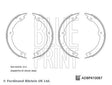 Blueprint ADBP410087 Brake Shoe Set Rear Fits Toyota LandCruiser 200 2008 - 2025