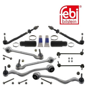Febi 46291 Control Arm Kit Front Left Right Aluminium Fits BMW 5 Series 98 - 00