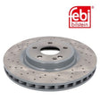Febi 107501 Brake Disc Front Premium Fits Mercedes-Benz GLA-Class 2013 - 2019