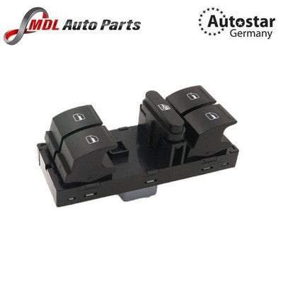 AutoStar Germany Front Left Window Switch 1K4959857B for Volkswagen Jetta Mk5