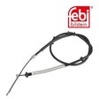 Febi 171369 Premium Brake Cable Rear Right Durable Fits Fiat Punto 2012-2024