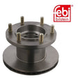 Febi 17347 Brake Disc Front Axle Premium Fits Iveco Daily 1991 - 1996