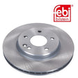 Febi 08129 Brake Disc Standard Premium Fits Mercedes-Benz C-Class 1998 - 2000