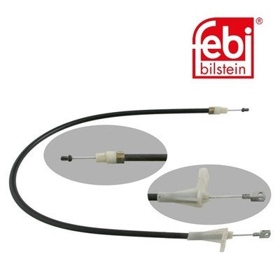 Febi 22674 Brake Cable Left Rear Durable Fits Mercedes-Benz C-Class 2000-2002