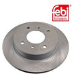 Febi 15895 Brake Disc Rear High Performance Fits Nissan Primera 1990 - 1996