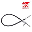 Febi 18117 Brake Cable Left Rear Durable Fits Mercedes-Benz C-Class 1998-2000