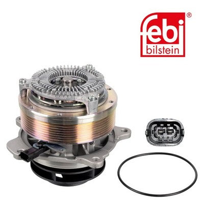 Febi 101258 Water Pump Aluminium With Gasket And Seal Premium High Performance