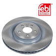 Febi 44097 Brake Disc Rear Axle High Performance Fits Audi A6 2013 - 2018