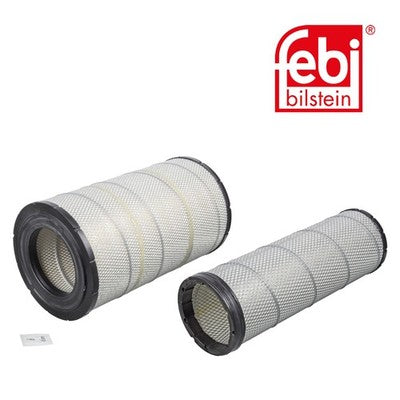 Febi 100459 Air Filter Set With Grease Premium Standard High Performance